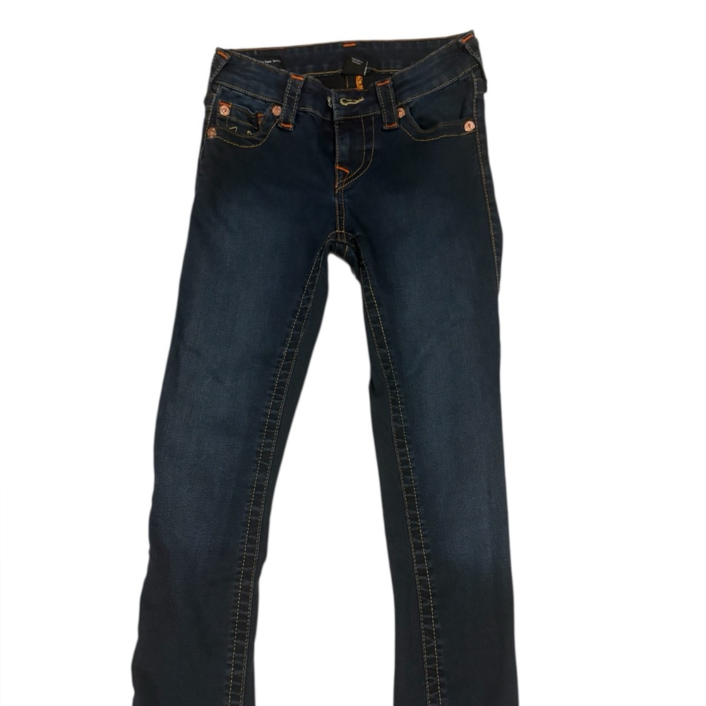 Y2K True Religion Halle Mid-Rise women’s super Skinny Jeans – size-24